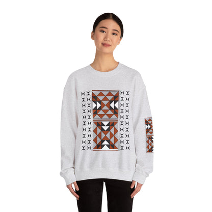 Sacred Mountains in Rust Unisex Sweatshirt