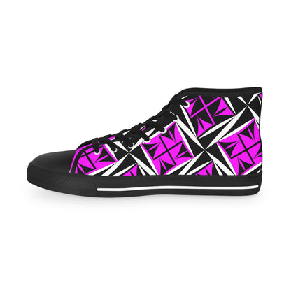 Sacred Winds in Pink High Top Sneakers