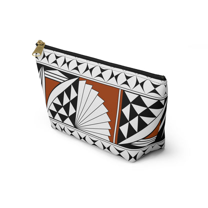 Southwest Sunrise in Rust Pouch w T-bottom