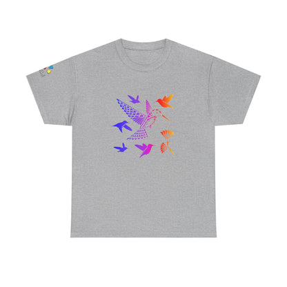Rainbow Hummingbird Blessing Gildan Unisex Tee