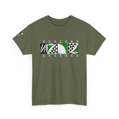 Southwest Sunrise 2 in Green Gildan Unisex Tee