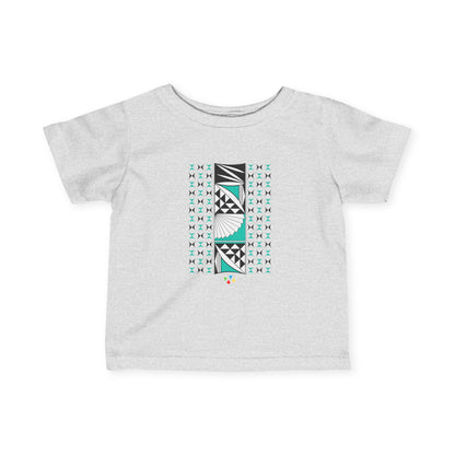 Aqua Southwest Sunrise Infant Fine Jersey Tee
