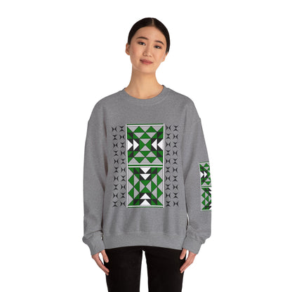 Sacred Mountains in Green Unisex Sweatshirt