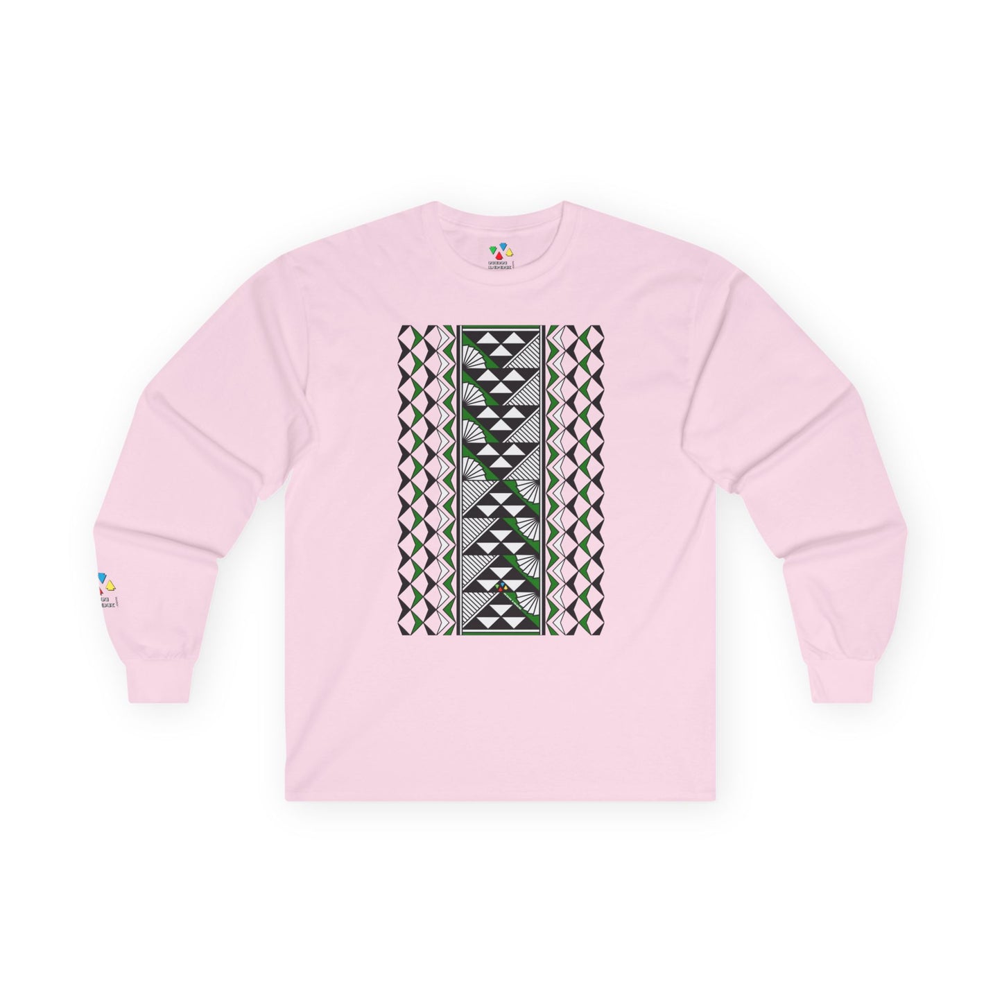 Sun and Rain in Green Unisex Long Sleeve Tee