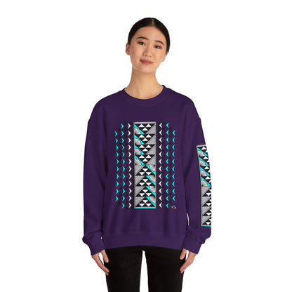 Sun and Rain in Turquoise Unisex Sweatshirt