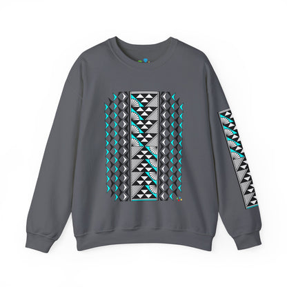 Sun and Rain in Turquoise Unisex Sweatshirt