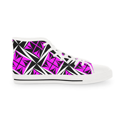 Sacred Winds in Pink High Top Sneakers