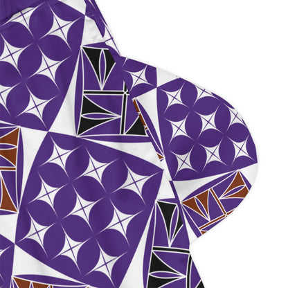 Sacred Universe in Purple Basketball Rib Shorts