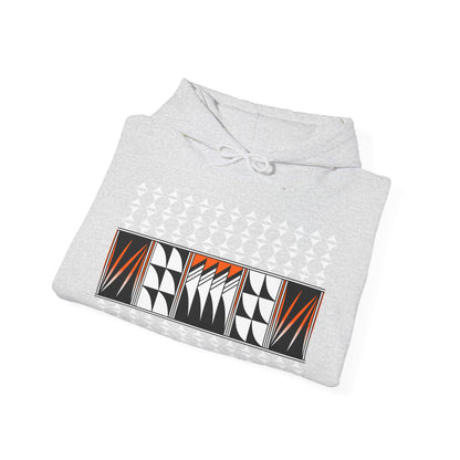 Blessed Feathers in Orange Unisex Hoodie