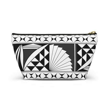 Southwest Sunrise in Charcoal Pouch w T-bottom