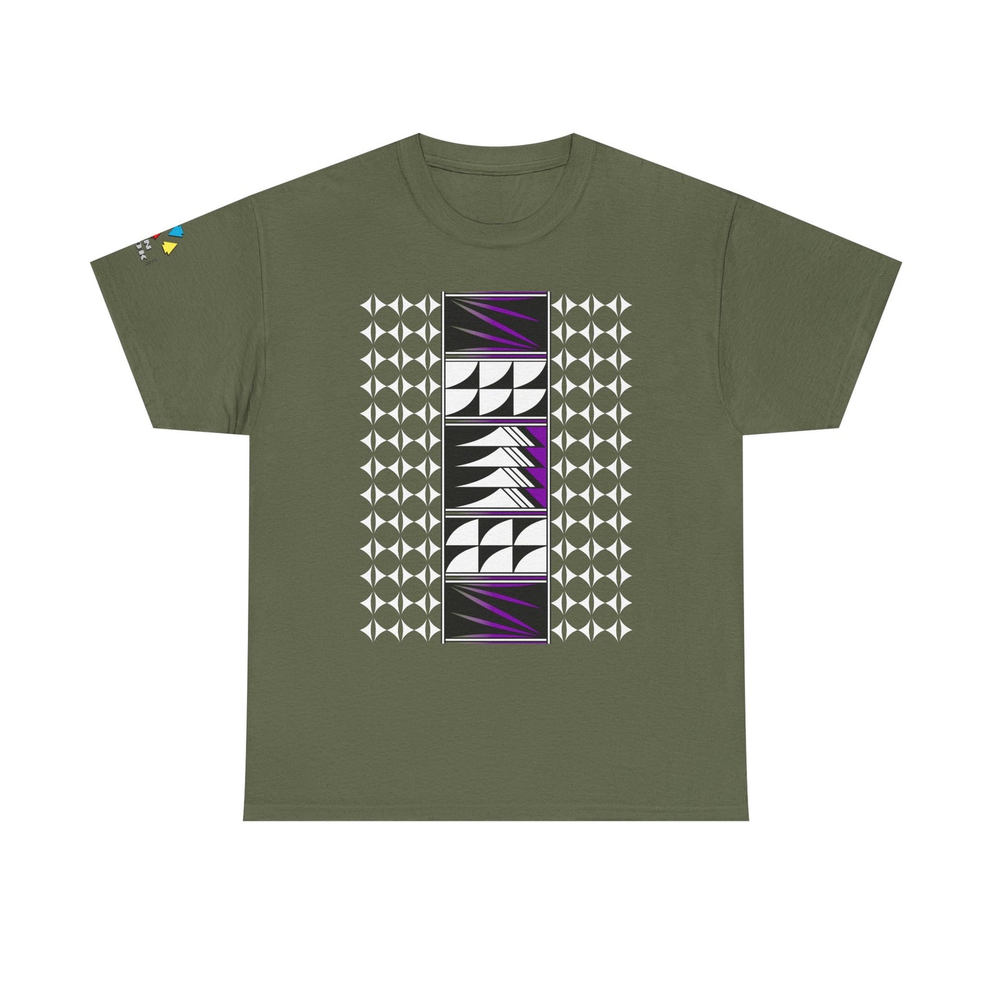 Feather Blessings in Purple Gildan Unisex Tee