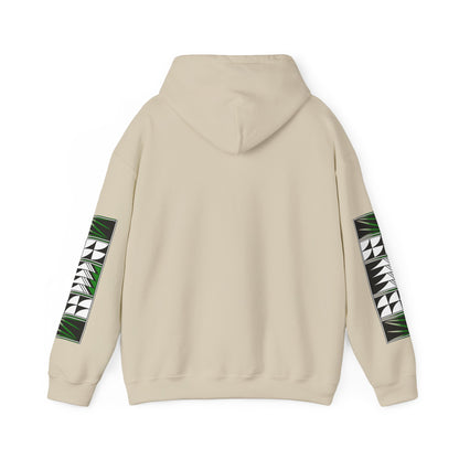 Blessed Feathers in Green Unisex Hoodie