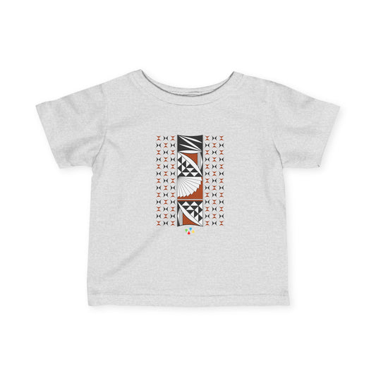 Rust Southwest Sunrise Infant Fine Jersey Tee