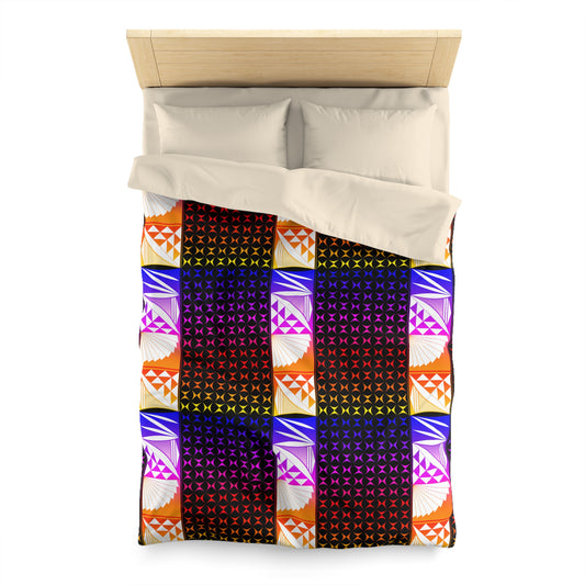 Rainbow Sunrise Microfiber Duvet Cover