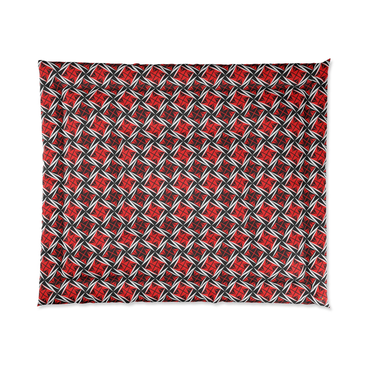 Sacred Winds in Red Comforter