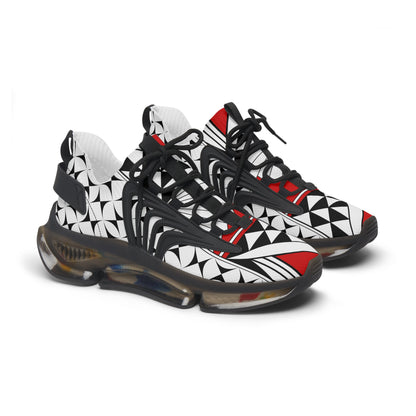 Southwest Sunrise in Red Women's Mesh Sneakers