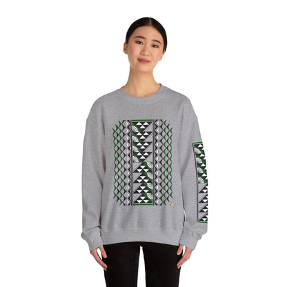Sun and Rain in Green Unisex Sweatshirt