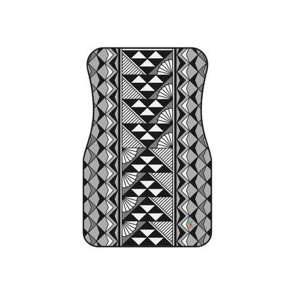 Sun and Rain in Gray Car Mats (Set of 4)