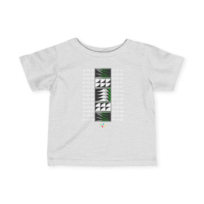 Green Feather Blessings Infant Fine Jersey Tee