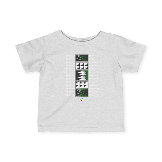 Green Feather Blessings Infant Fine Jersey Tee