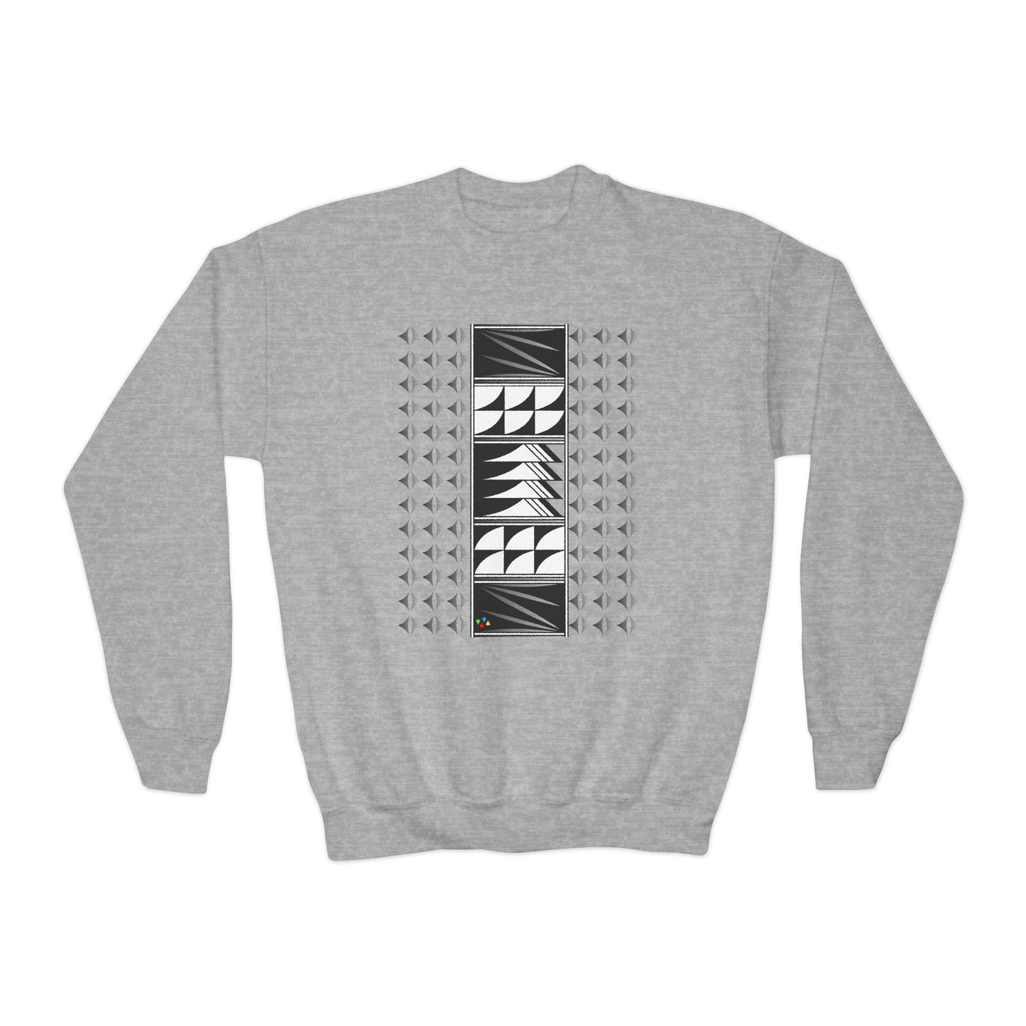 Feather Blessings Fade Youth Crewneck Sweatshirt