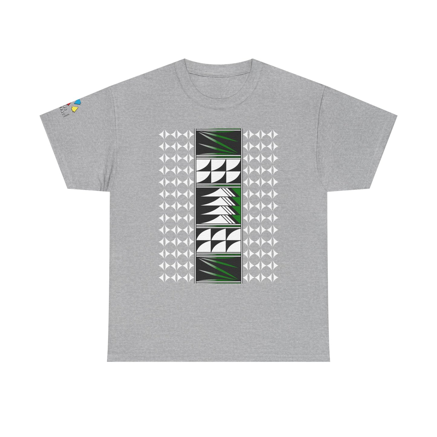 Feather Blessings in Green Gildan Unisex Tee