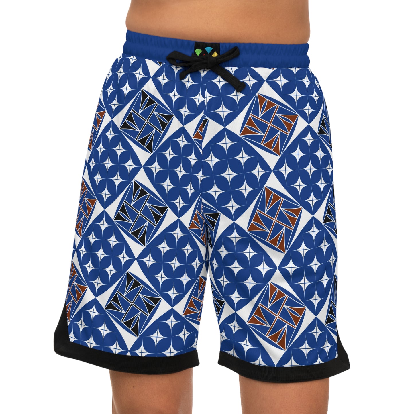 Sacred Universe in Blue Basketball Rib Shorts