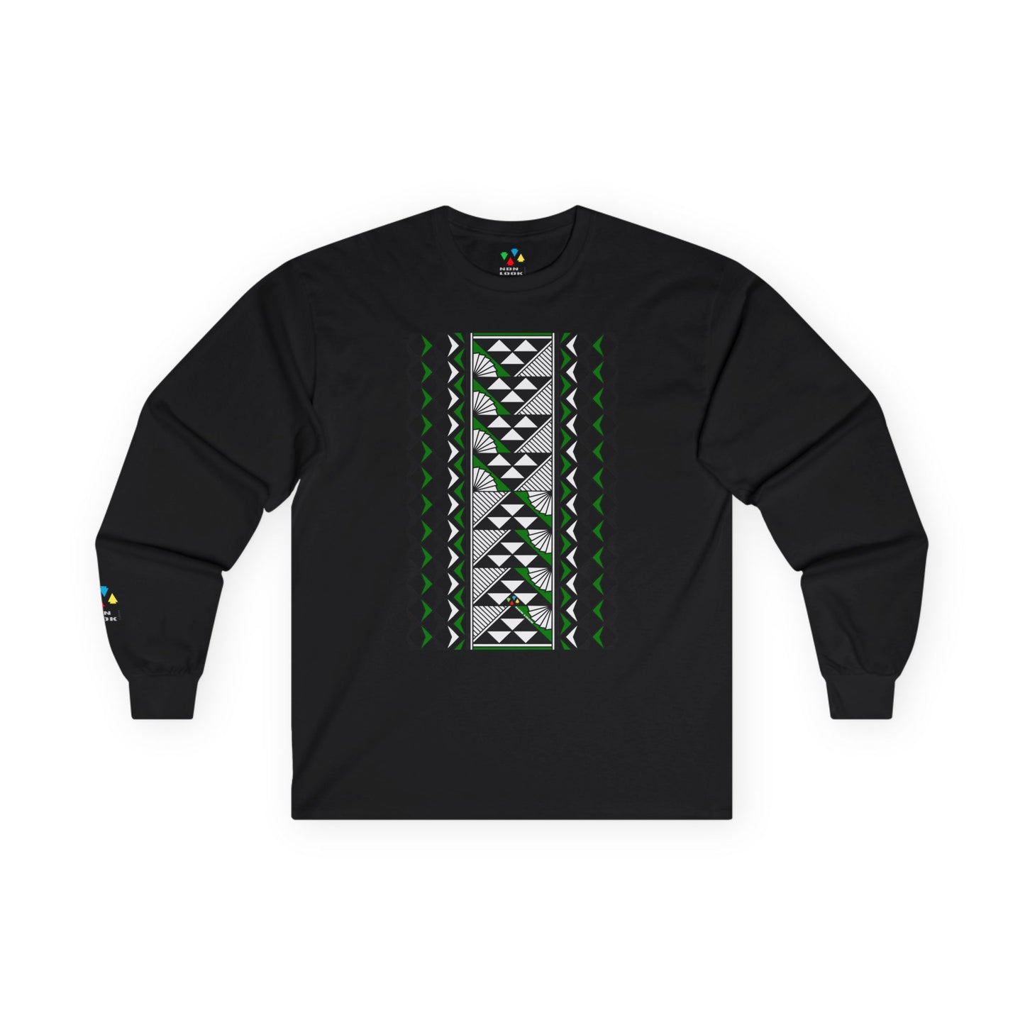 Sun and Rain in Green Unisex Long Sleeve Tee