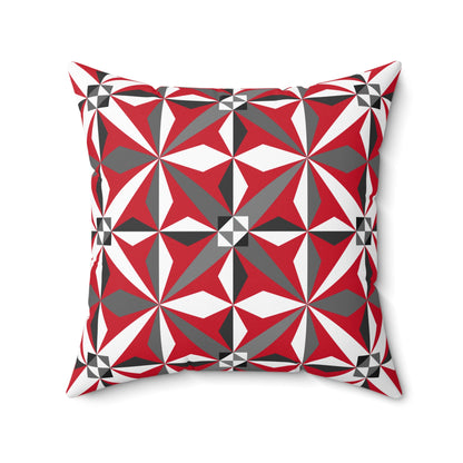 Morning Star in Red Square Pillow