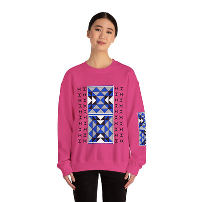 Sacred Mountains in Blue Unisex Sweatshirt