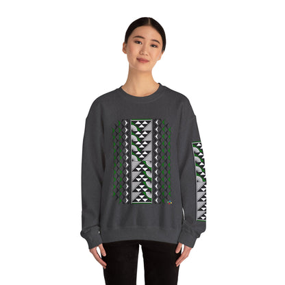 Sun and Rain in Green Unisex Sweatshirt
