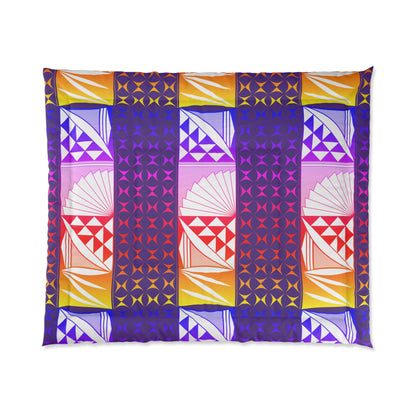 Southwest Sunrise in Purple Rainbow Comforter