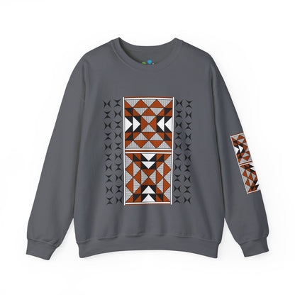 Sacred Mountains in Rust Unisex Sweatshirt