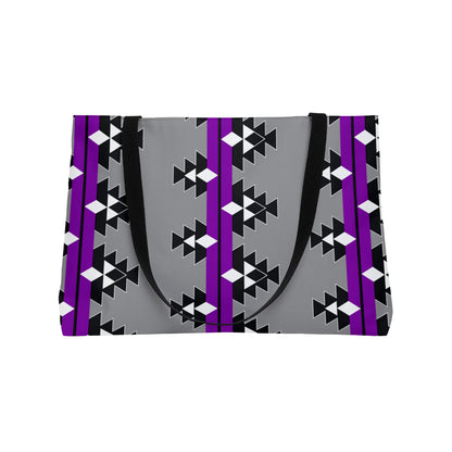 Native Stories in Purple Weekender Tote Bag
