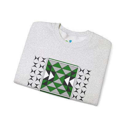 Sacred Mountains in Green Unisex Sweatshirt