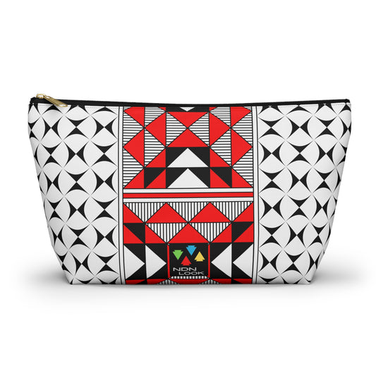 Sacred Mountains in Orange Pouch w T-bottom