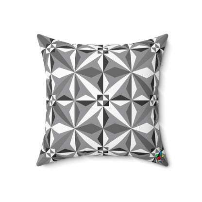 Morning Star in Gray Square Pillow