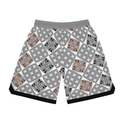 Sacred Universe in Gray Basketball Rib Shorts