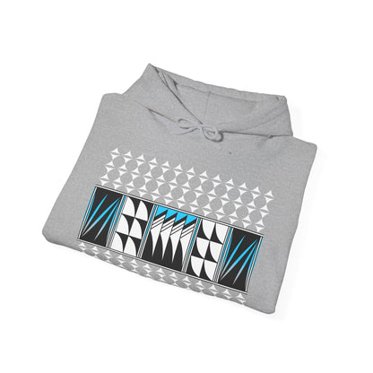 Blessed Feathers in Turquoise Unisex Hoodie