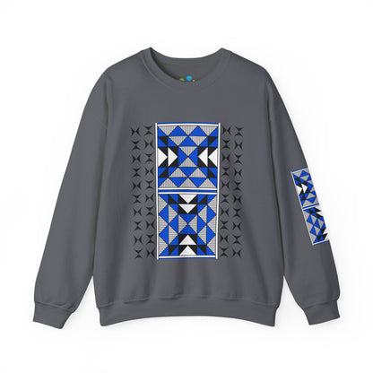 Sacred Mountains in Blue Unisex Sweatshirt