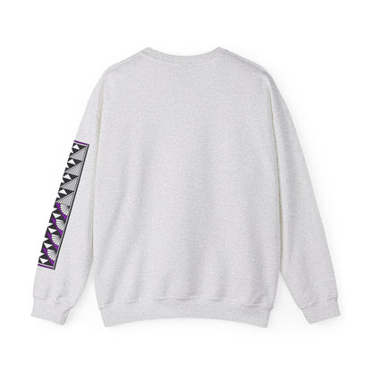 Sun and Rain in Purple Unisex Sweatshirt