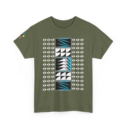 Feather Blessings in Turquoise Gildan Unisex Tee