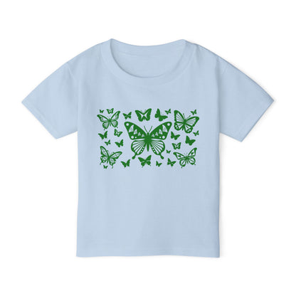 Green Native Butterflies Toddler T-Shirt