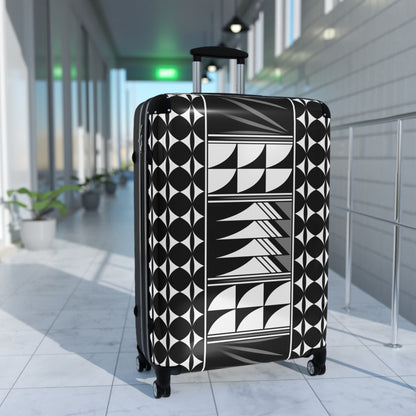 Blessed Feathers in Gray Suitcases