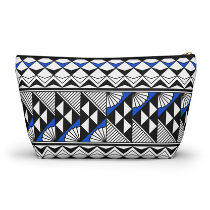 Sun and Rain in Blue Pouch w T-bottom