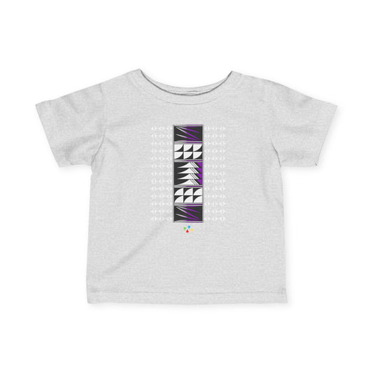 Purple Feather Blessings Infant Fine Jersey Tee