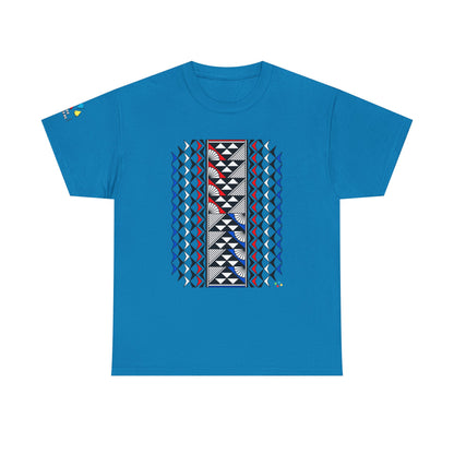 Sun and Rain in Red/White/Blue Gildan Unisex Tee