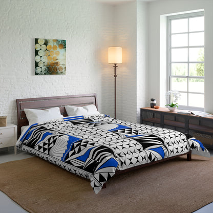 Southwest Sunrise in Blue Comforter