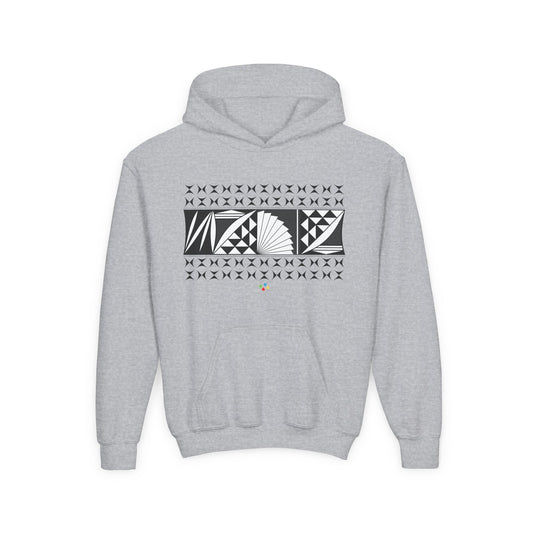 Charcoal Southwest Sunrise Youth Heavy Blend Hooded Sweatshirt