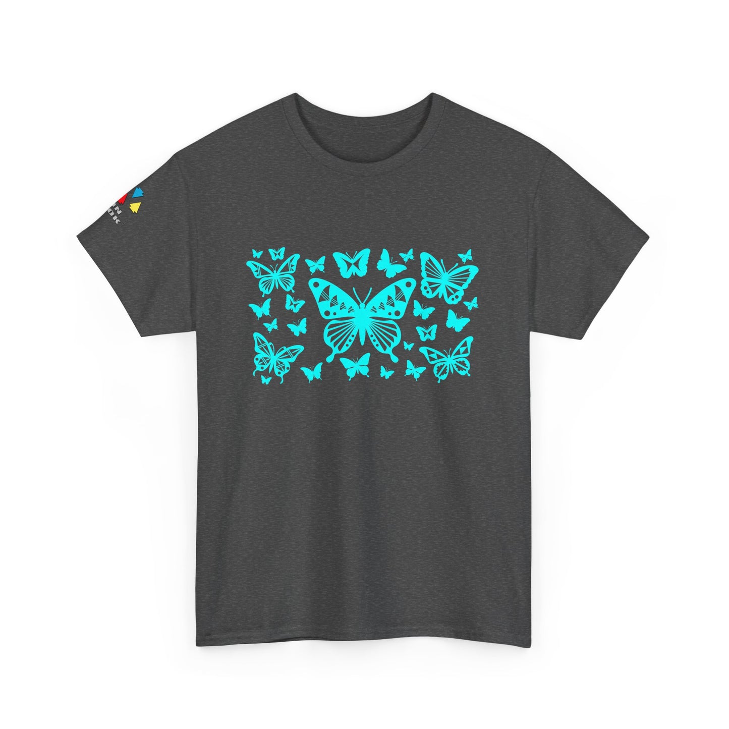 Butterfly Dance in Turquoise Gildan Unisex Tee